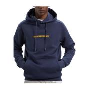 Ecoalf Hoodies Blue, Herr