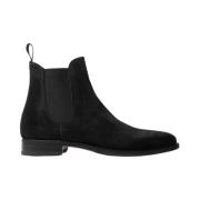 Scarosso Giancarlo Mockastövlar i Suede Black, Herr