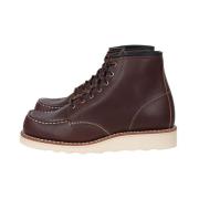 Red Wing Shoes Stiliga och hållbara snörstövlar för kvinnor Brown, Dam