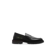 Common Projects Läderloafers Black, Herr