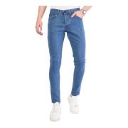 True Rise Snygga Slim Fit Herrbyxor - Dp/S-55 NW Blue, Herr