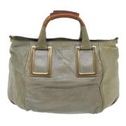 Chloé Pre-owned Pre-owned Läder handvskor Gray, Dam