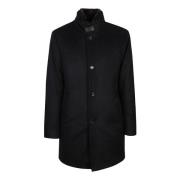 Moorer Navy Bond-Fur-Le Coat Black, Herr