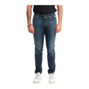 Roy Roger's Slim-Fit Denim Stretch Jeans Blue, Herr