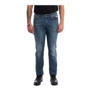 Roy Roger's Superior Stretch Straight Jeans Real Wash Blue, Herr