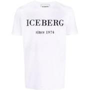 Iceberg Vit T-Shirt - XS White, Herr