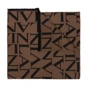 Lanvin Monogramscarf Brown, Herr