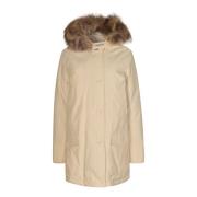 Woolrich Beiga Kappor för Kvinnor Beige, Dam