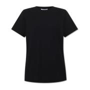 IRO ‘Asadia’ T-shirt med logotyp Black, Dam
