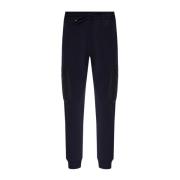 PS By Paul Smith Sweatpants med logotyp Blue, Herr