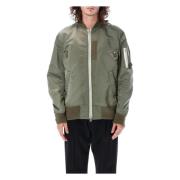 Sacai Twill Bomberjacka Green, Herr