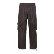 44 Label Group Straight Trousers Brown, Herr