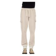 Eleventy Cashmere Prydd Sweatpants Beige, Herr