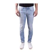 Dondup Slim-fit Uppgraderings Jeans för Män Blue, Herr