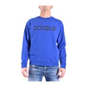 Dondup Tränings T-shirt, Högkvalitativt tyg, Modern stil Blue, Herr