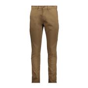 Cast Iron Slim Fit Stretch Chino Brown, Herr