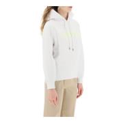 Lanvin Curb Logo Hoodie White, Dam