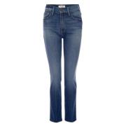 Frame Stiliga Slim-Fit Jeans Blue, Dam