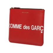 Comme des Garçons Monokromatisk Clutch Plånbok Red, Dam