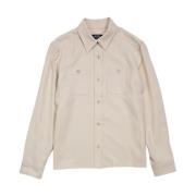 A.p.c. Avslappnad skjorta Beige, Dam