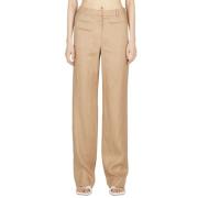 Rejina Pyo Trousers Beige, Dam