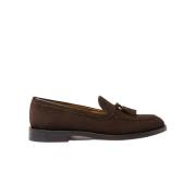 Scarosso Brun Mocka Tassel Loafers Brown, Herr