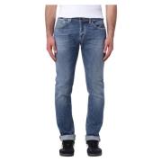 Dondup Slim-fit Jeans för Män Blue, Herr