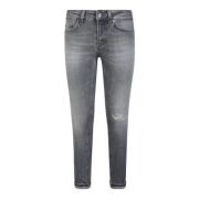 Dondup Monroe SSW Grigio Stilfull Modell Gray, Dam