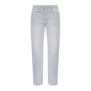 Ami Paris Straight leg jeans Gray, Dam