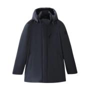 Woolrich Melton Blå Mountain Stretch Parka Blue, Herr