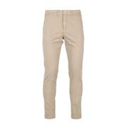 Fay Slim-fit byxor Beige, Herr