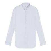 Kiton Handgjord Vit Smoking Skjorta White, Herr