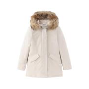 Woolrich Vinterjacka, Beige Lyxig Arctic Parka Beige, Dam