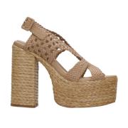 Paloma Barceló High Heel Sandals Brown, Dam