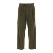 A.p.c. Cropped Trousers Green, Herr