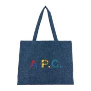 A.p.c. Tote Bags Blue, Dam