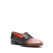 Santoni Bruna mockasiner i mocka Brown, Dam