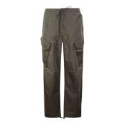 Agolde Wide Trousers Gray, Dam