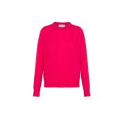 Momoni Rundhalsade Sweaters Pink, Dam