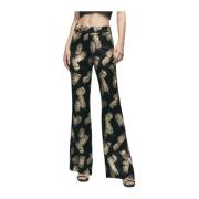 Gaëlle Paris Wide Trousers Black, Dam