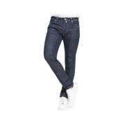 Jacob Cohën Slim Fit Jeans med Kontrast Sömn Blue, Herr