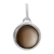 Frk. Lisberg NOA Pendant Smokey Quartz Silver Gray, Dam