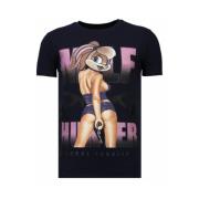 Local Fanatic Milf Hunter Rhinestone - Herr T shirt - 13-6233N Blue, H...