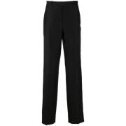 Off White Straight Trousers Black, Herr