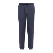 PS By Paul Smith Logo-broderade sweatpants Blue, Herr