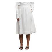 Ahlvar Gallery Michi linen skirt White, Dam