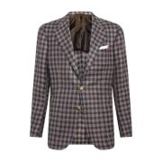 Kiton Blazer Jacka Brown, Herr