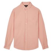 Portuguese Flannel Old Rose Seersucker Skjorta Pink, Herr