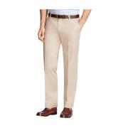 Brooks Brothers Beige Stretch-Cotton Chinos Beige, Herr