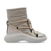 Vic Matié Quilted snow boots Beige, Dam